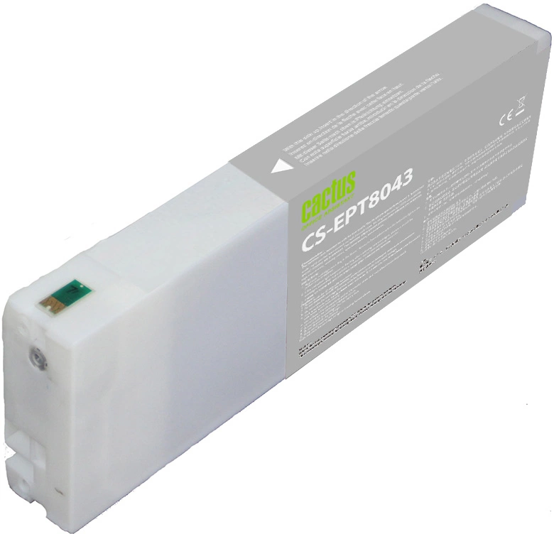 Картридж струйный Cactus CS-EPT8043 T8043 пурп.пигм. (700мл) для Epson SureColor SC-P6000/7000/8000/9000