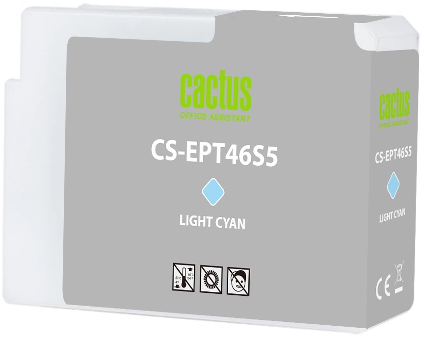 Картридж струйный Cactus CS-EPT46S5 T46S5 св.голуб.пигм. (30мл) для Epson SureColor SC-P700