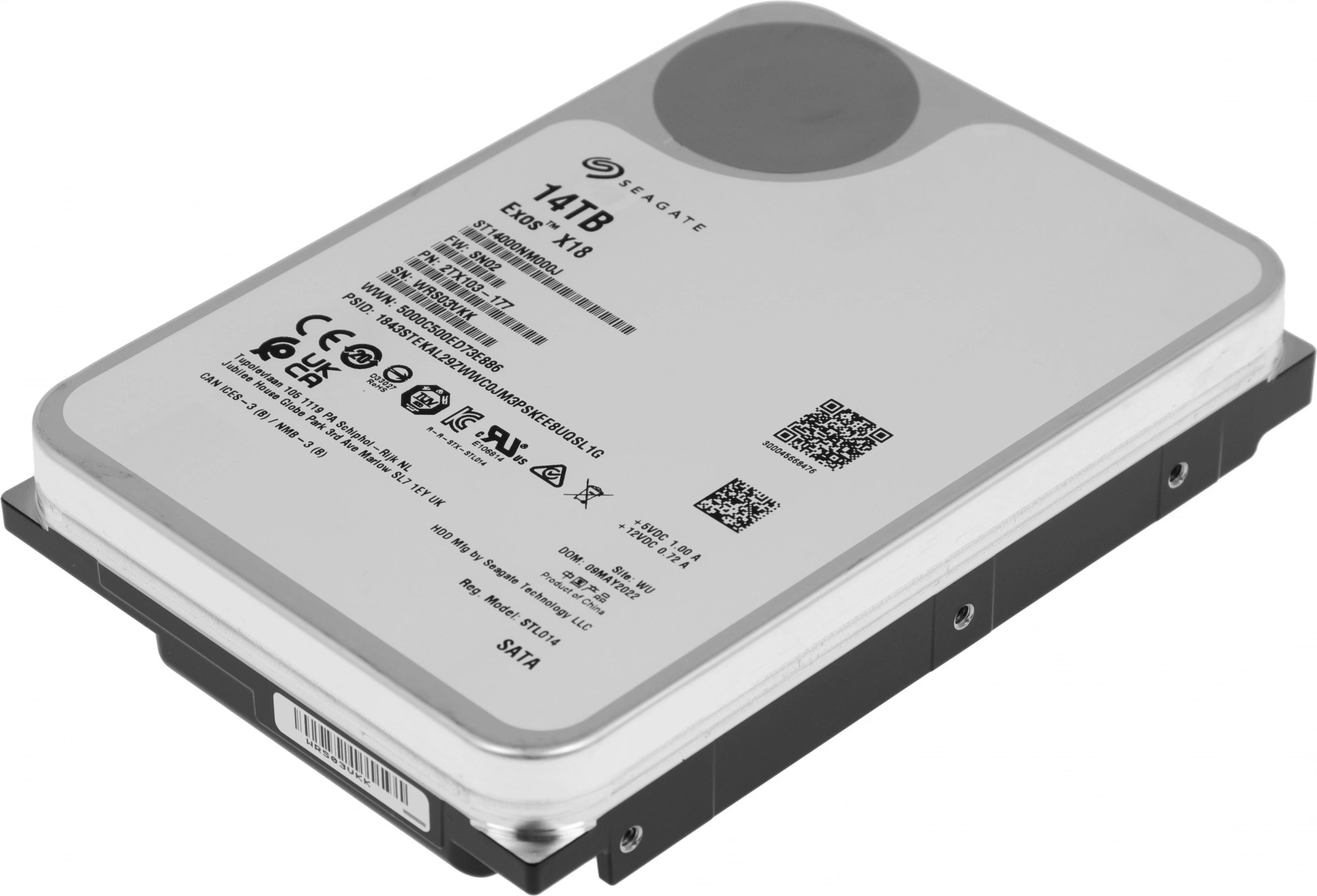 Жесткий диск Seagate SATA-III 14TB ST14000NM000J Exos X18 4KN (7200rpm) 256Mb 3.5