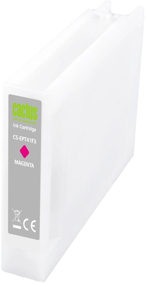 Картридж струйный Cactus CS-EPT41F3 T41F3 пурп.пигм. (350мл) для Epson SureColor SC-T5400M/SC-T3405/SC-T5405