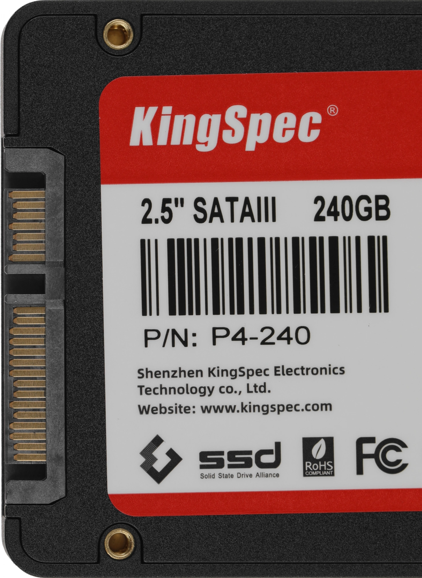 Накопитель SSD Kingspec SATA-III 240GB P4-240 2.5