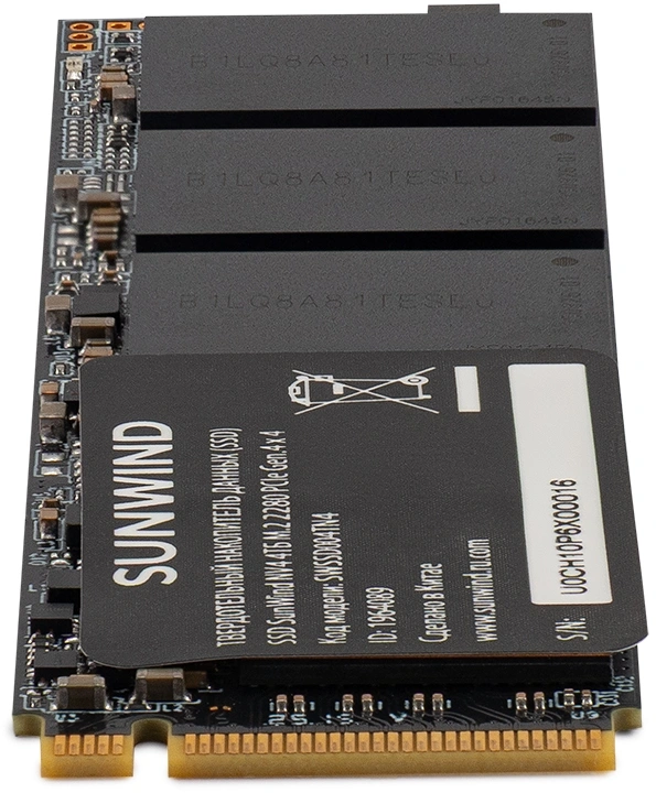 Накопитель SSD SunWind PCIe 4.0 x4 4TB SWSSD004TN4 NV4 M.2 2280