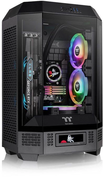 Корпус Thermaltake The Tower 300 Black черный без БП mATX 8x120mm 6x140mm 2xUSB3.0 audio bott PSU