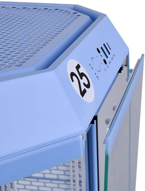 Корпус Thermaltake The Tower 300 Hydrangea голубой без БП mATX 8x120mm 6x140mm 2xUSB3.0 audio bott PSU