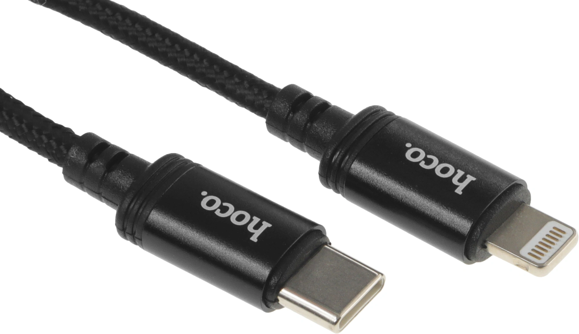 Кабель Hoco X89 Wind iP USB Type-C (m)-Lightning (m) 1м черный коробка