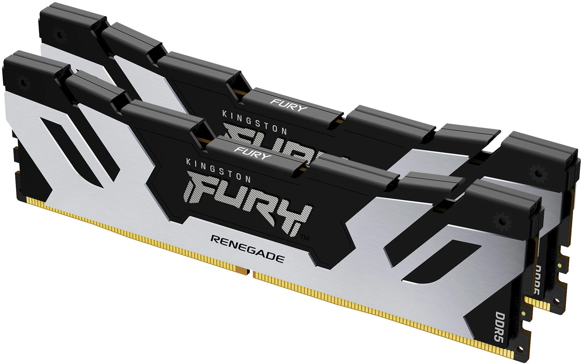 Память DDR5 2x32GB 6400MHz Kingston KF564C32RSK2-64 Fury Renegade Silver XMP RTL Gaming PC5-51200 CL32 DIMM 288-pin 1.4В kit dual rank с радиатором Ret