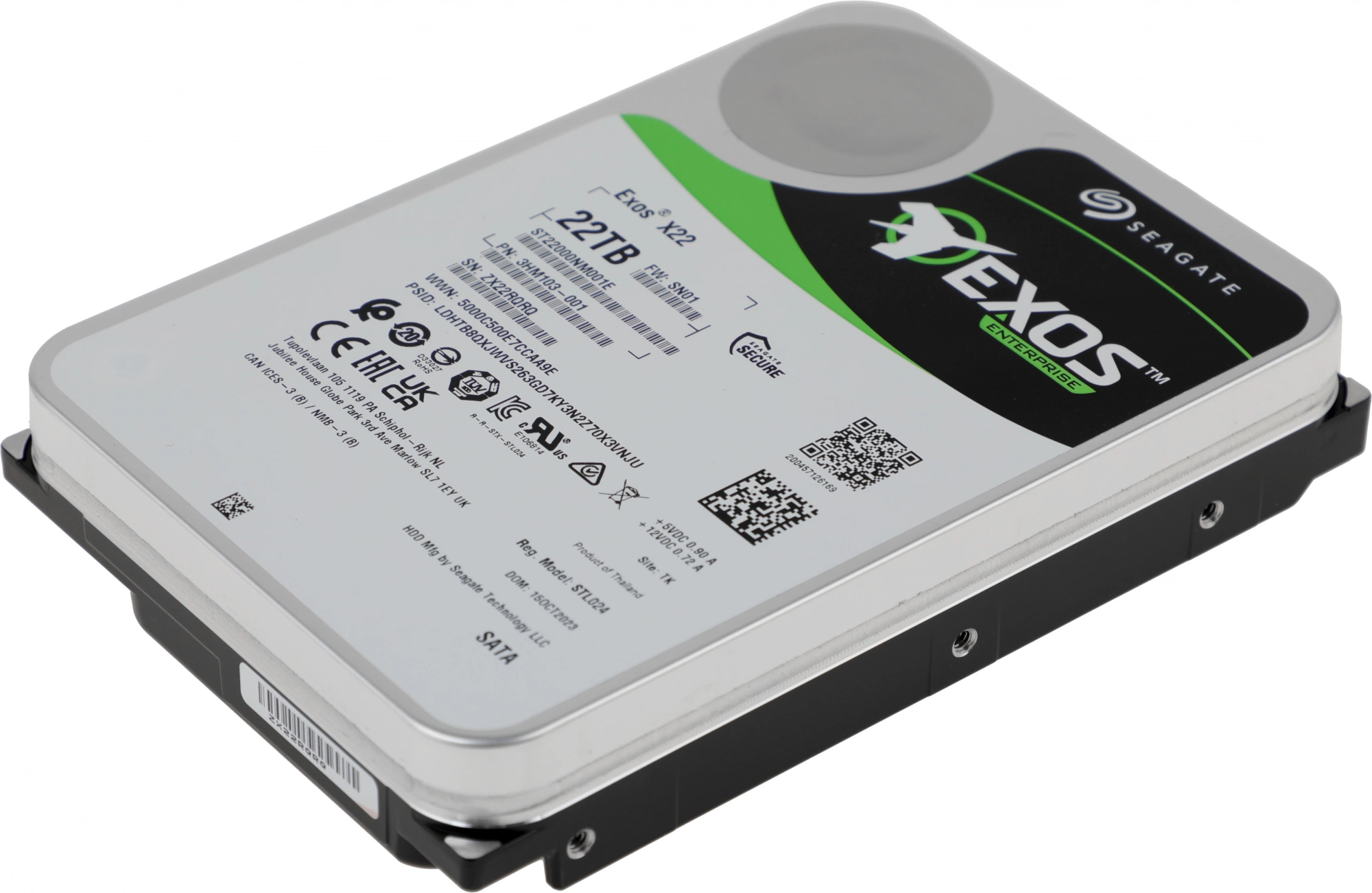 Жесткий диск Seagate SATA-III 22TB ST22000NM001E Server Exos X22 512E (7200rpm) 512Mb 3.5