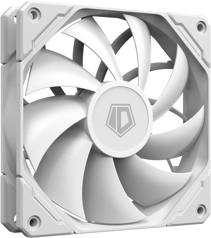 Вентилятор для корпуса ID-Cooling TF-12025-Pro 120х120x25 белый 4-pin 35.2дБ (TF-12025-PRO WHITE) Ret