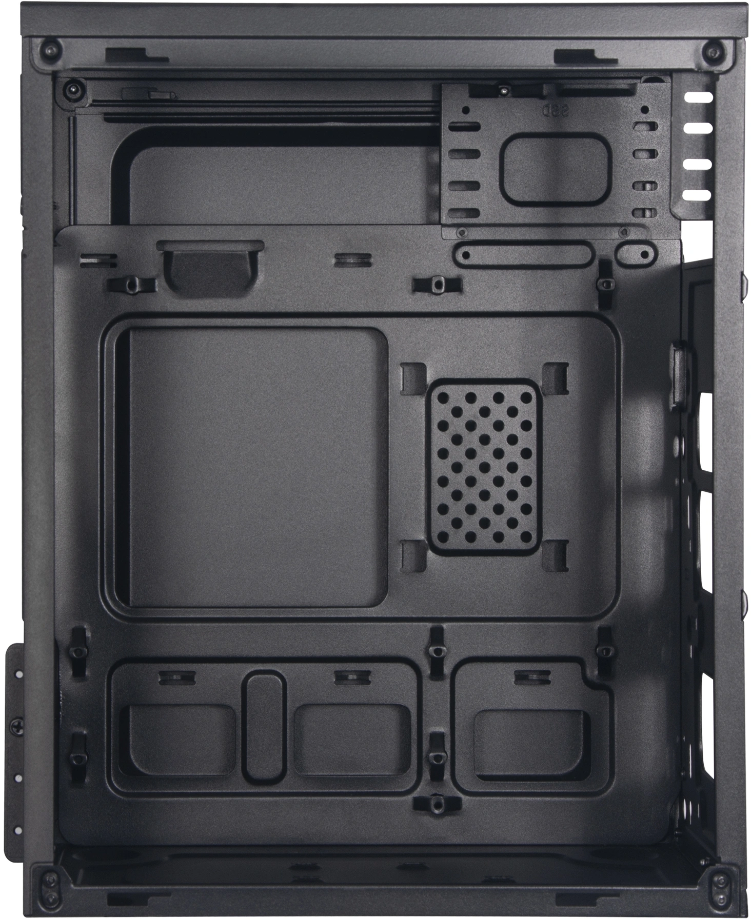 Корпус KingPrice KPCC-MN208 черный без БП mATX 1x80mm 2x120mm 2xUSB2.0 audio