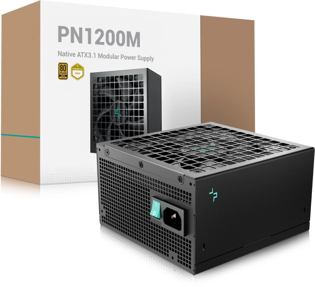 Блок питания Deepcool ATX 1200W GamerStorm PN1200M Gen.5 80+ gold (20+4pin) APFC 120mm fan 8xSATA RTL