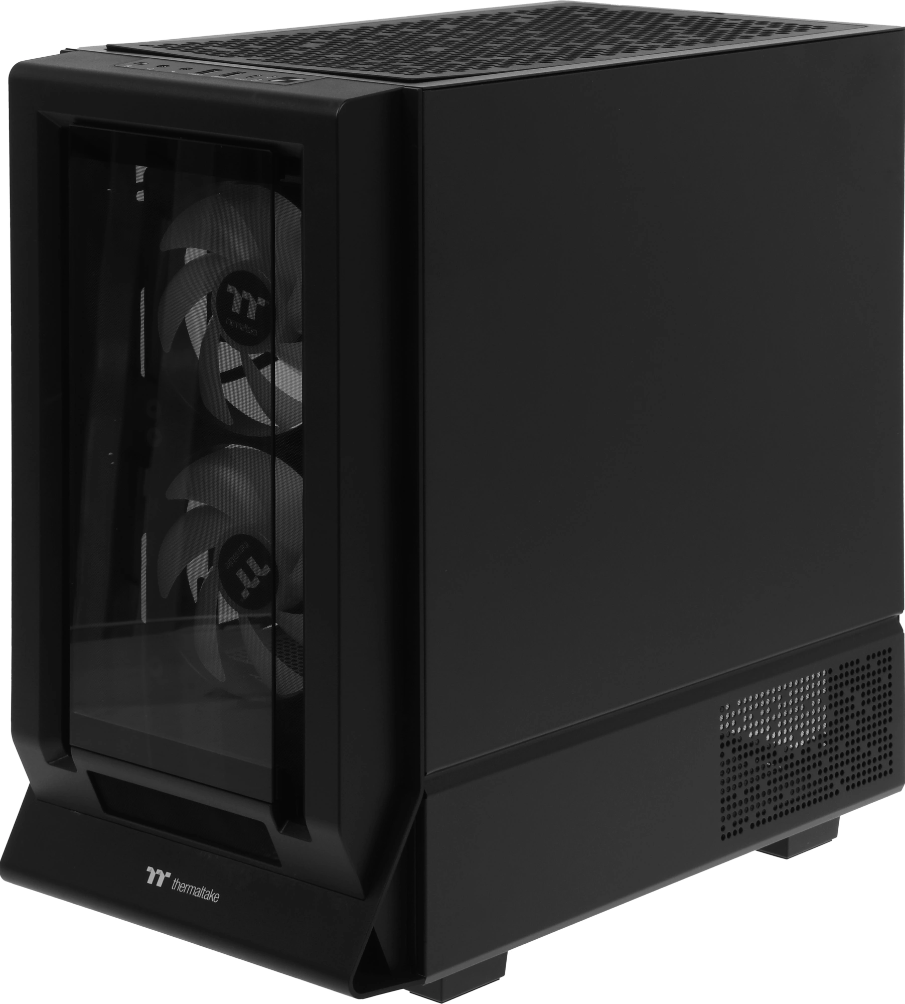 Корпус Thermaltake Ceres 350 MX черный без БП E-ATX 2x140mm 2xUSB3.0 audio bott PSU