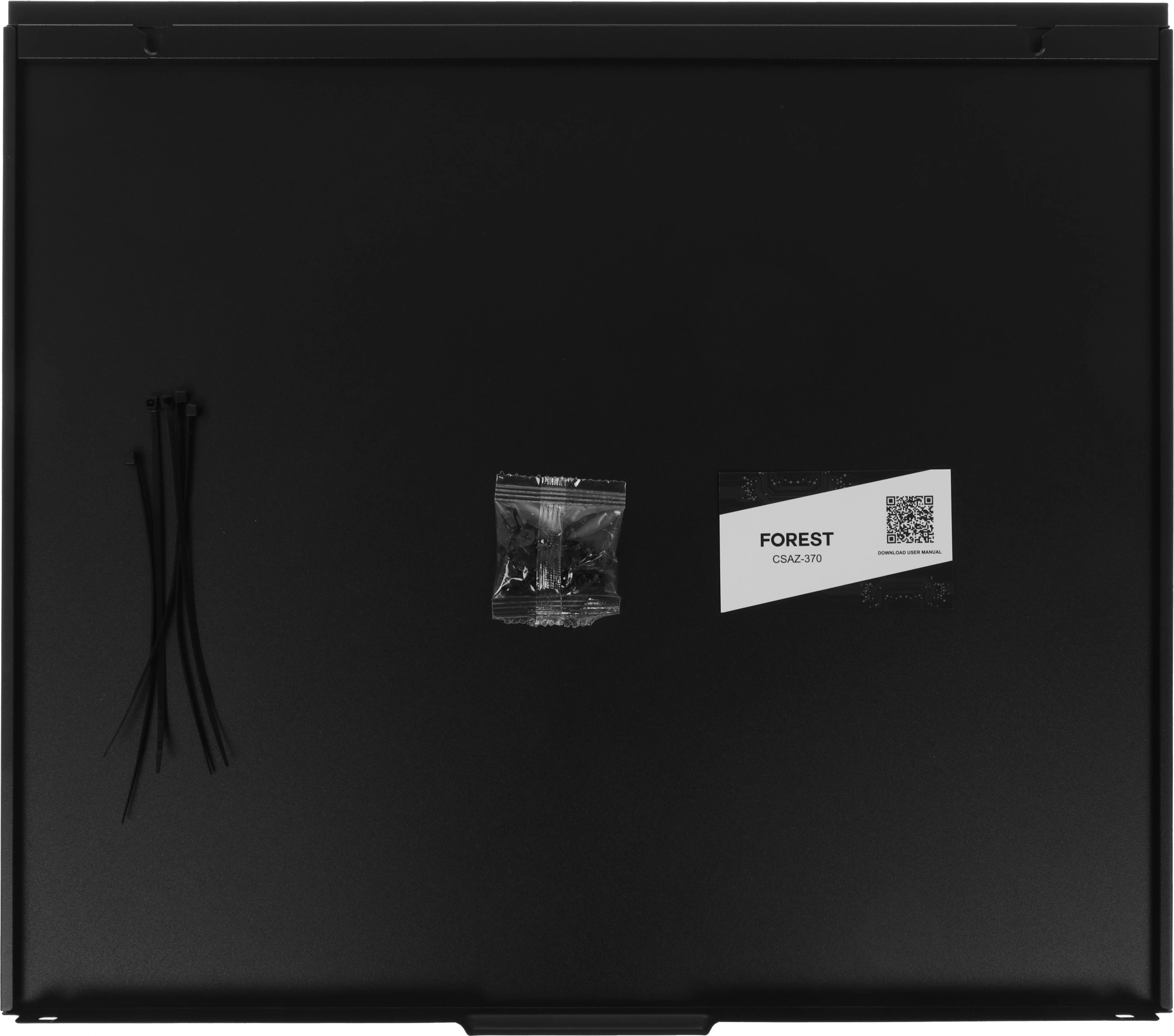 Корпус Azza Forest черный без БП ATX 4x120mm 4x140mm 2xUSB3.0 audio bott PSU
