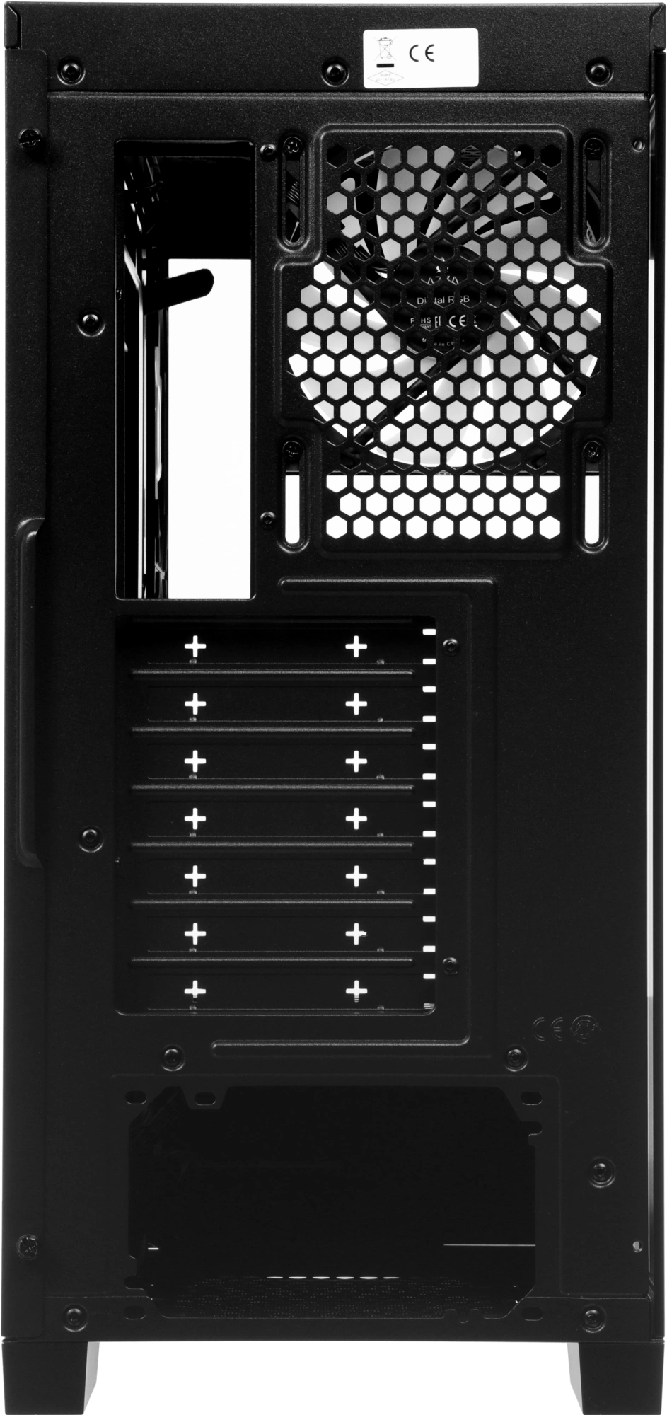 Корпус Azza COVE черный без БП ATX 6x120mm 2x140mm 1xUSB2.0 1xUSB3.0 audio bott PSU