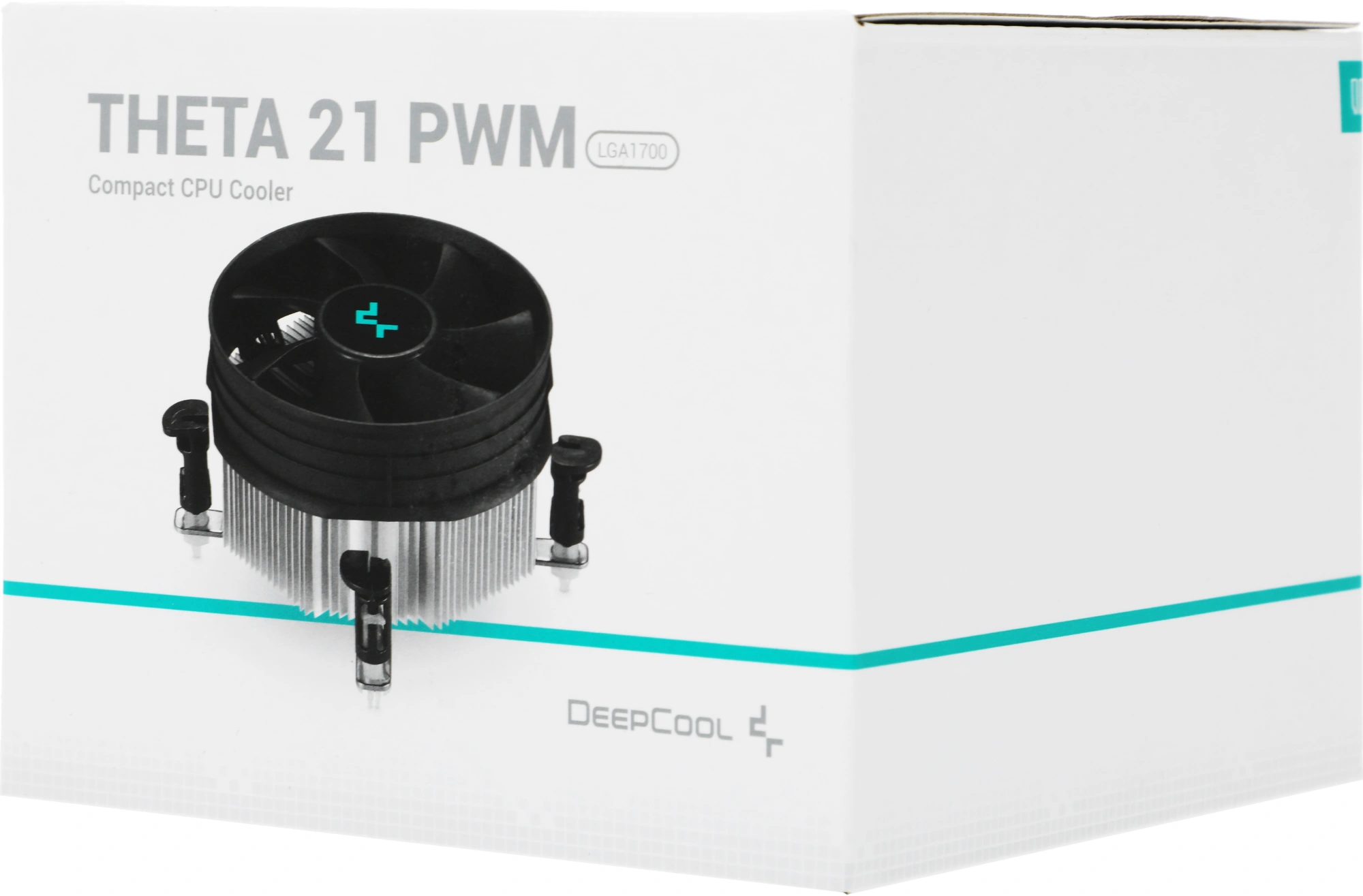 Устройство охлаждения(кулер) Deepcool Theta 21 PWM Soc-1700/1851 серебристый/черный 4-pin 30.2dB Al 95W 256gr Ret (DP-ICAP-T21P-17)