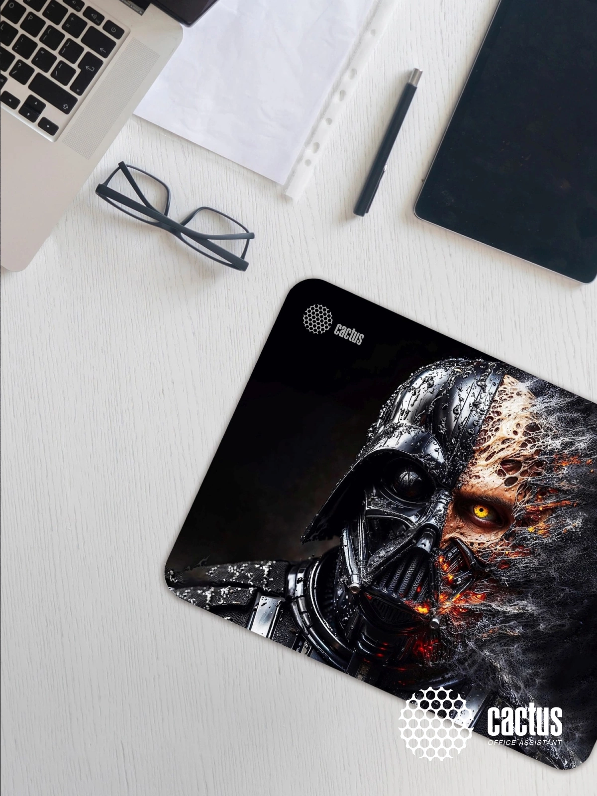 Коврик для мыши Cactus Darth Vader рисунок 400x300x3мм (CS-MP-PRO22XL)