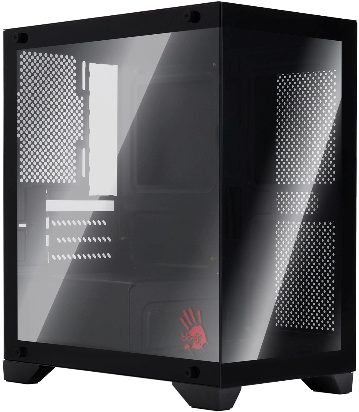 Корпус Bloody BD-CC103 черный без БП mATX 7x120mm 1xUSB2.0 1xUSB3.0 audio bott PSU