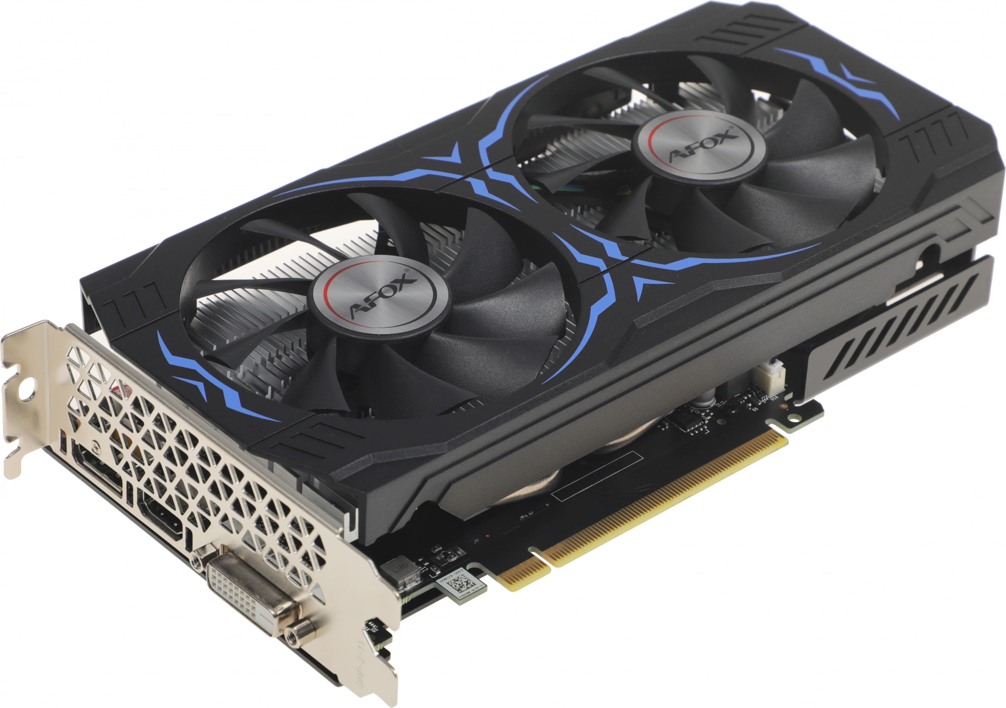 Видеокарта Afox PCI-E 4.0 AF3050-8GD6H2-V2 NVIDIA GeForce RTX 3050 8Gb 128bit GDDR6 1552/14000 DVIx1 HDMIx1 DPx1 HDCP Ret