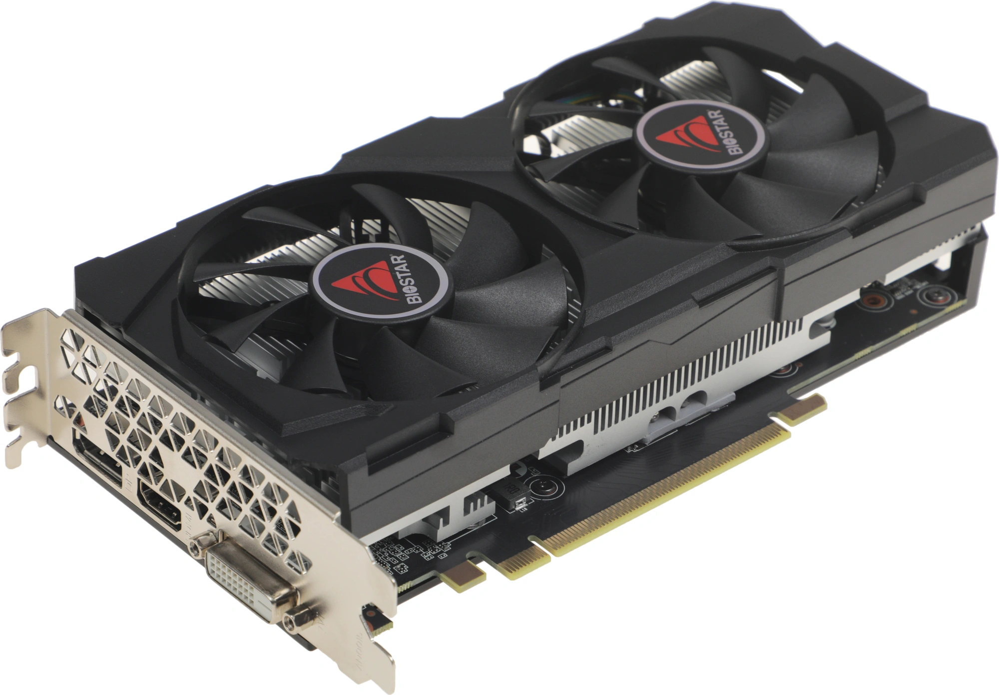 Видеокарта Biostar PCI-E 3.0 VN1666TF69 NVIDIA GeForce GTX 1660TI 6Gb 192bit GDDR6 1500/12000 DVIx1 HDMIx1 DPx1 HDCP Ret