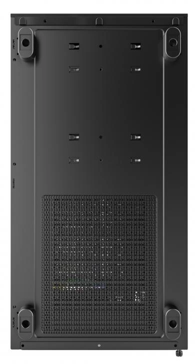 Корпус Montech XR черный без БП ATX 3x120mm 2xUSB3.0 audio bott PSU
