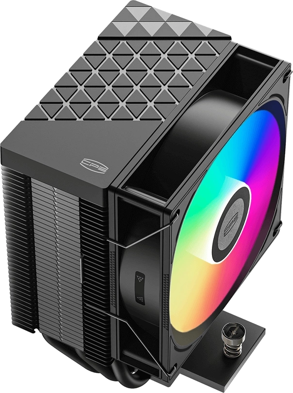 Устройство охлаждения(кулер) PcCooler R300 ARGB Soc-AM5/AM4/1200/1700/1851 черный 4-pin 18-30dB Al+Cu 150W Ret (R300-BKAWYX-US)