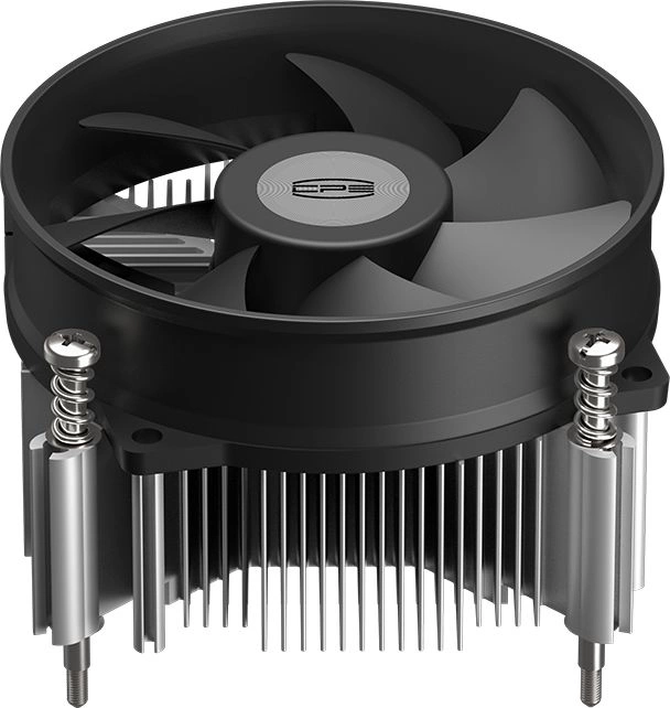 Устройство охлаждения(кулер) PcCooler R95S-I Soc-1200/1700/1851 серебристый/черный 4-pin 31.1dB Al 95W 360gr Ret (R95S-XXNIXX-GL)