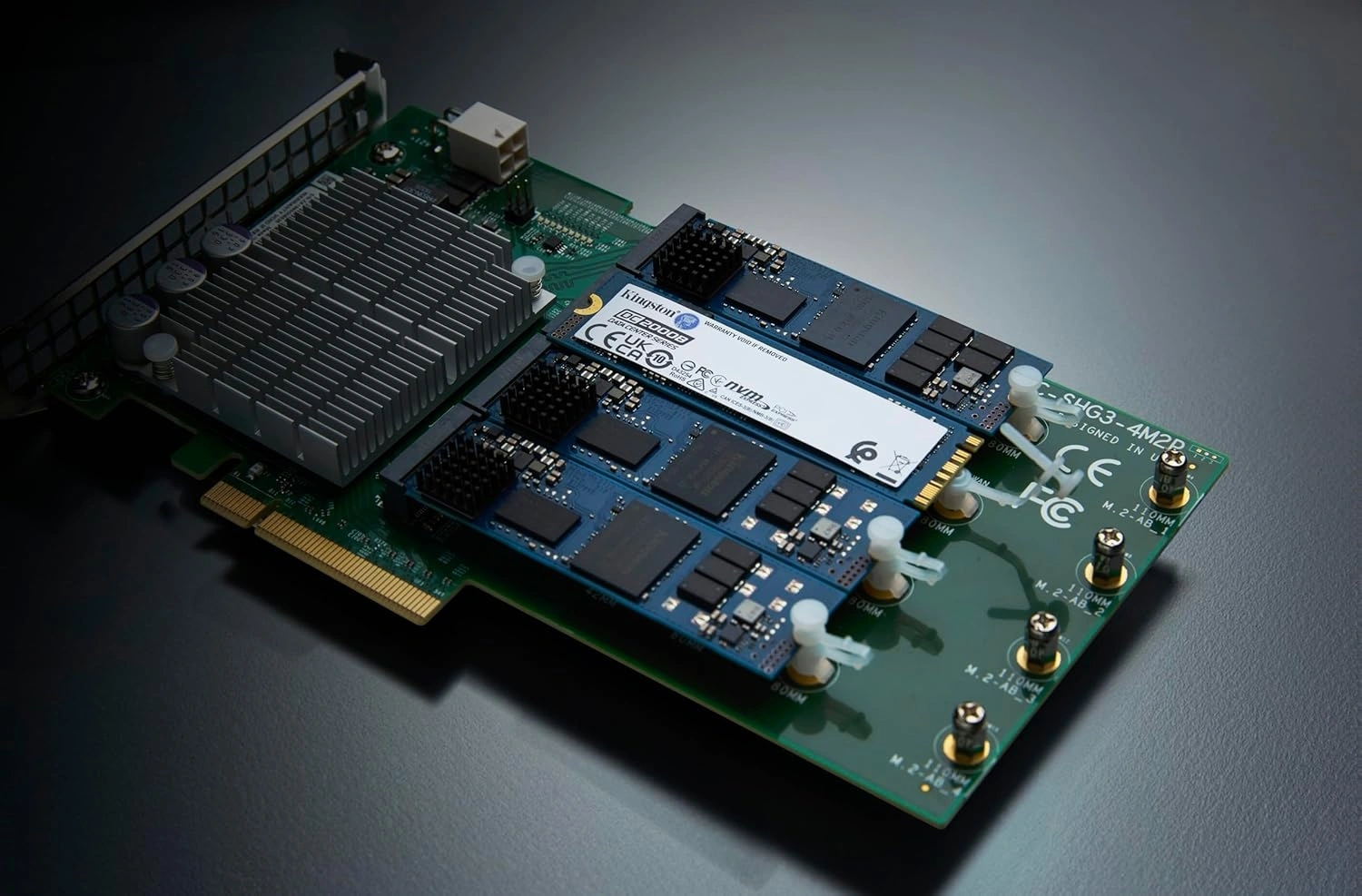 Накопитель SSD Kingston PCIe 4.0 x4 480GB SEDC2000BM8/480G DC2000B M.2 2280 0.4 DWPD