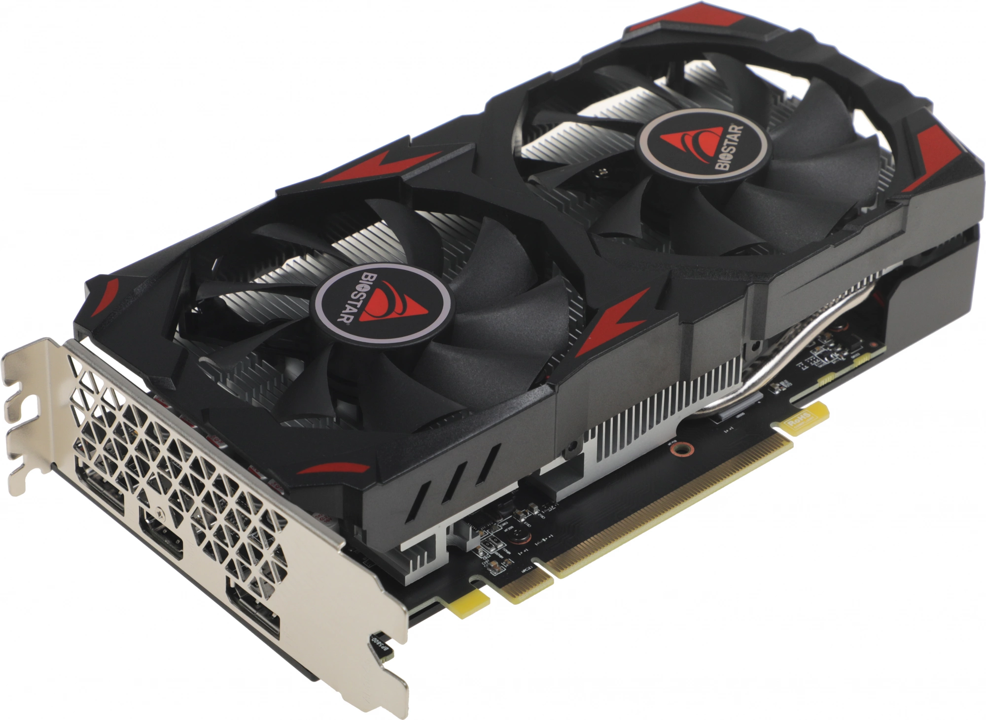 Видеокарта Biostar PCI-E 3.0 VA5815RQ82 AMD Radeon RX 580 8Gb 256bit GDDR5 1274/7000 HDMIx1 DPx2 HDCP Ret