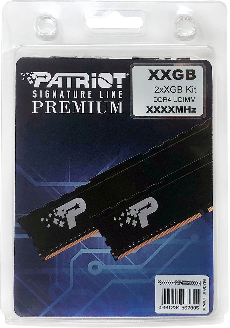 Память DDR4 2x16GB 3200MHz Patriot PSP432G3200KH1 Signature Premium RTL PC4-25600 CL22 DIMM 288-pin 1.2В kit dual rank с радиатором Ret