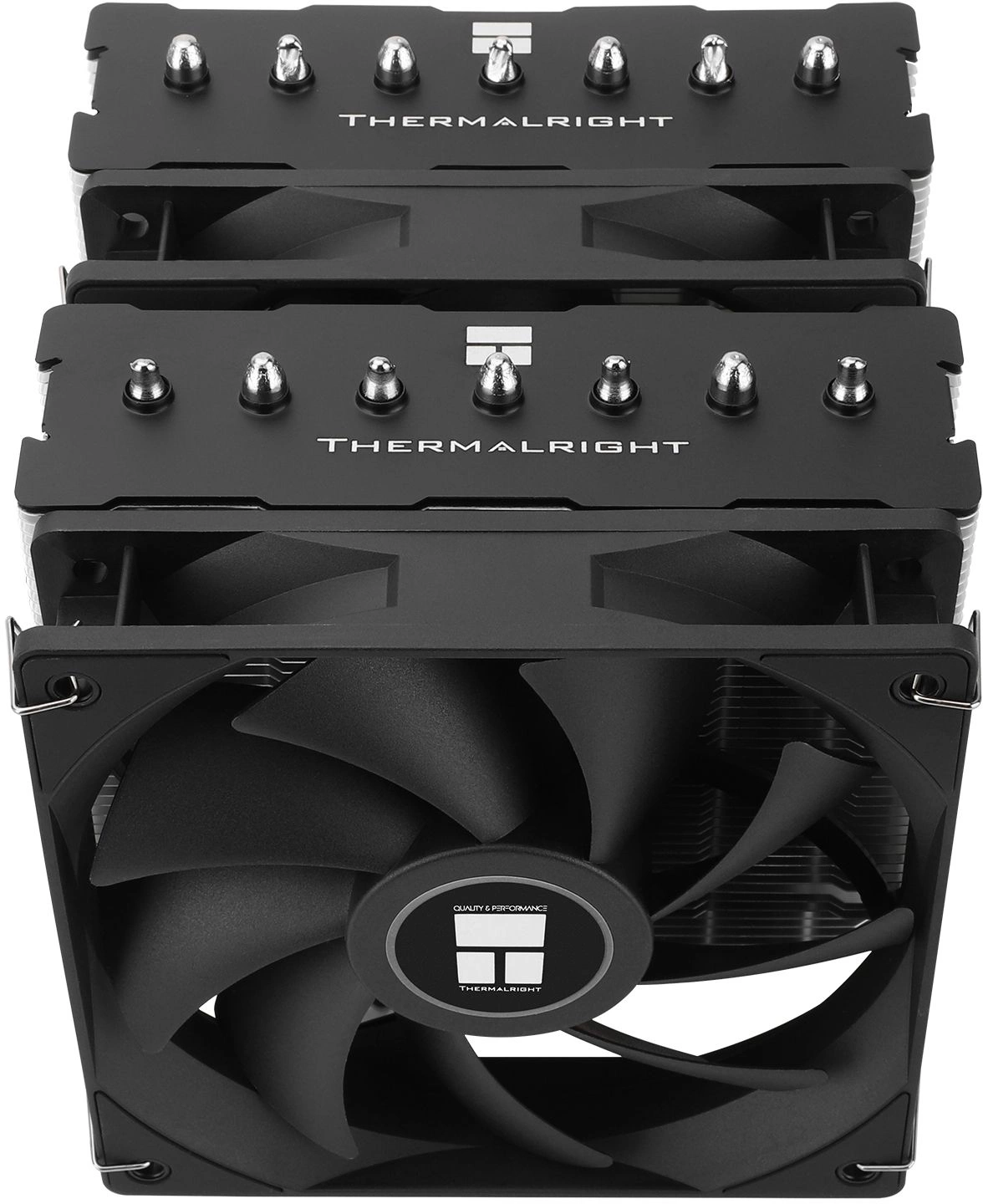 Устройство охлаждения(кулер) Thermalright Phantom Spirit 120 SE Soc-AM5/AM4/1200/1700/1851 серебристый/черный 4-pin 25.6dB Al+Cu 765gr Ret (PS120-SE)