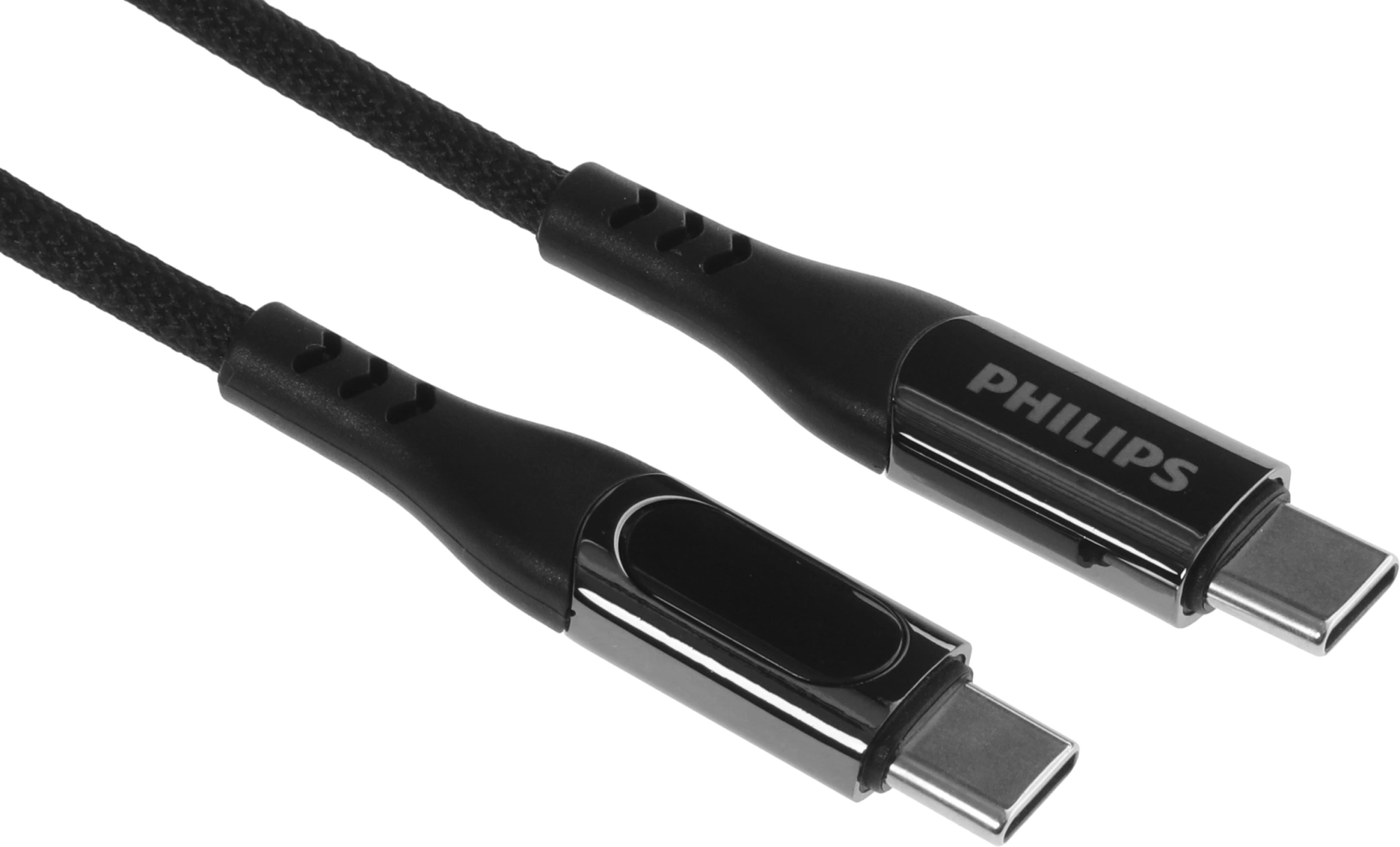 Кабель Philips DLC9060 USB Type-C (m)-USB Type-C (m) 1.2м черный коробка (упак.:1шт)
