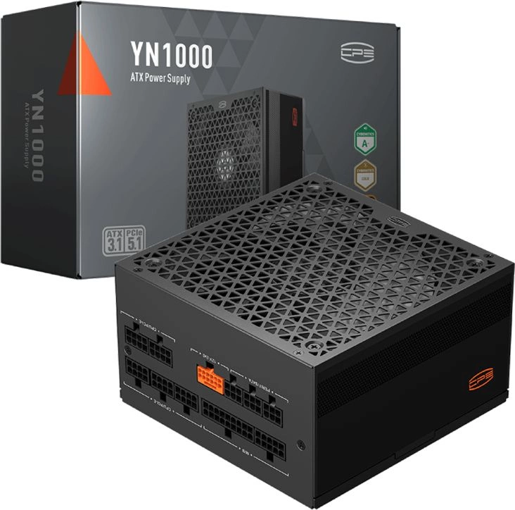 Блок питания PcCooler ATX 1000W YN1000 80+ gold (20+4pin) APFC 135mm fan 9xSATA Cab Manag RTL