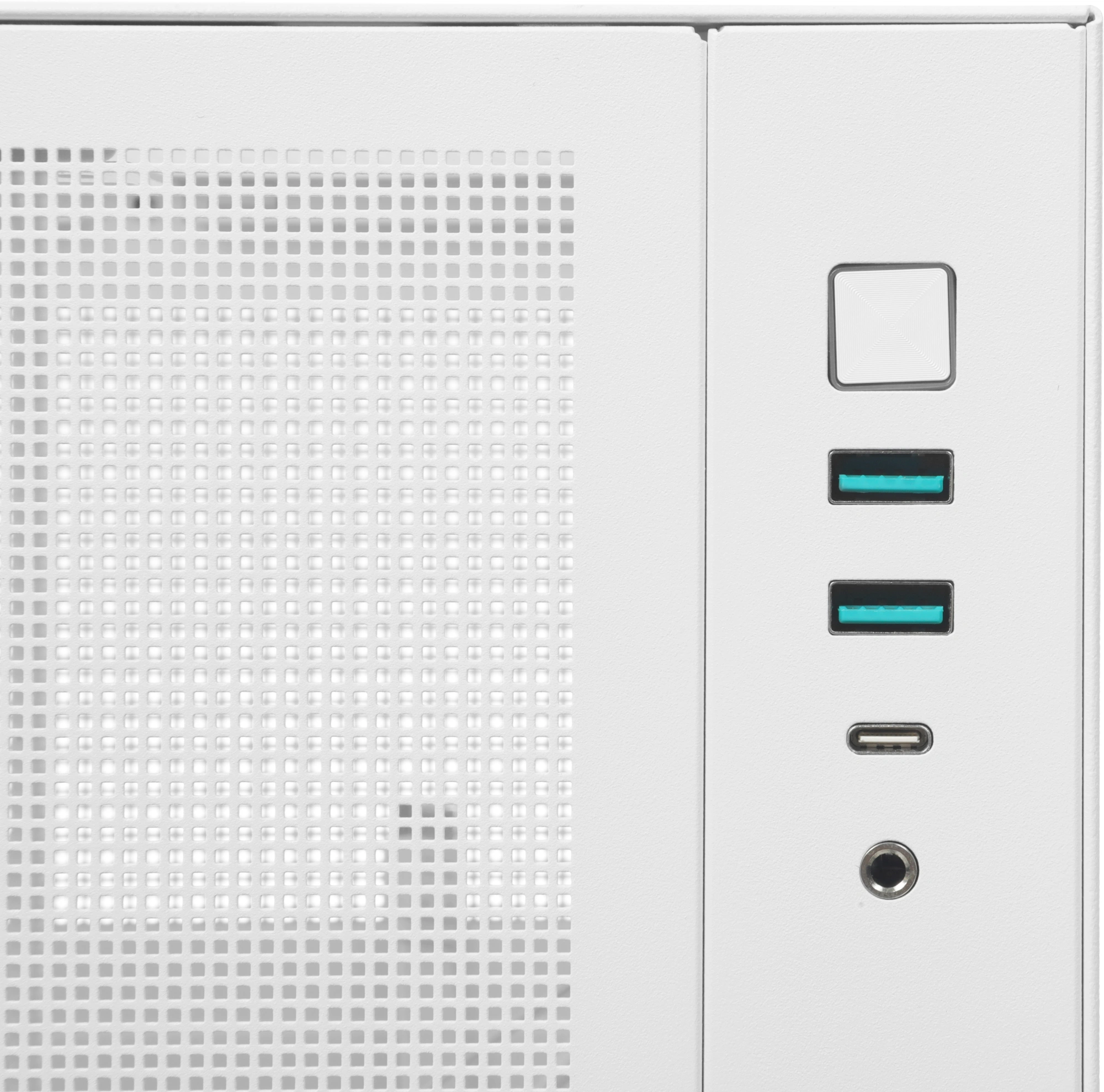 Корпус Deepcool CH170 Digital белый без БП miniITX 6x120mm 2xUSB3.0 audio bott PSU