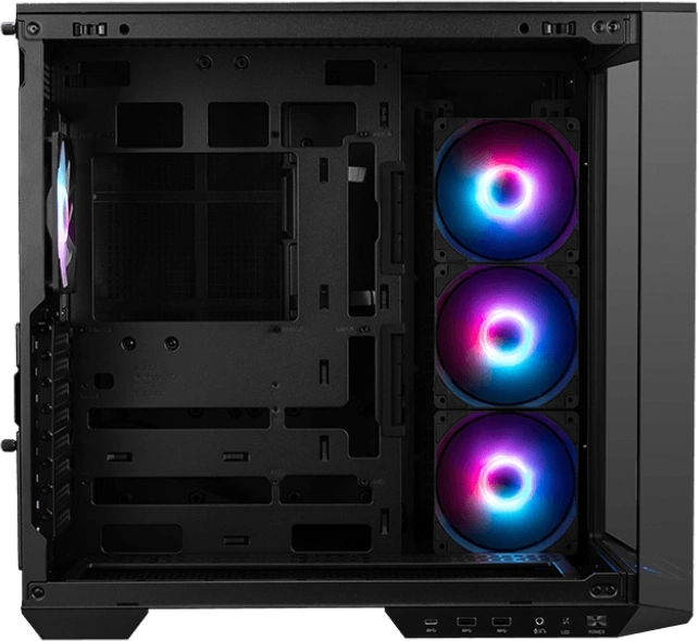 Корпус MSI MAG Pano 100R PZ черный без БП ATX 6x120mm 7x140mm 2xUSB3.0 audio AirDuct bott PSU