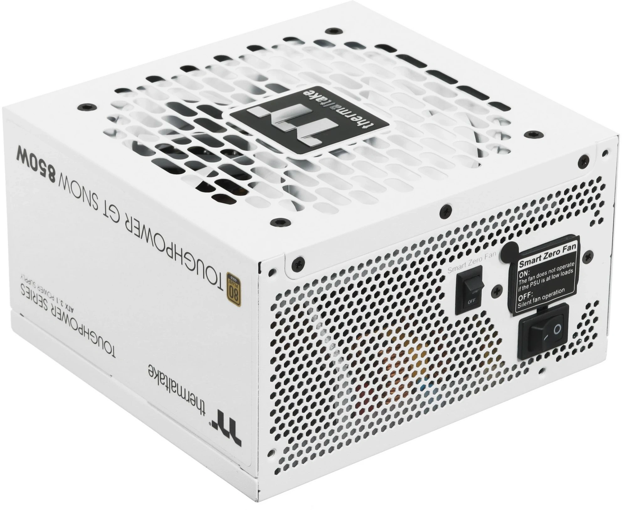Блок питания Thermaltake ATX 850W Toughpower GT Gen.5 SNOW 80+ gold 24pin APFC 120mm fan 6xSATA Cab Manag RTL