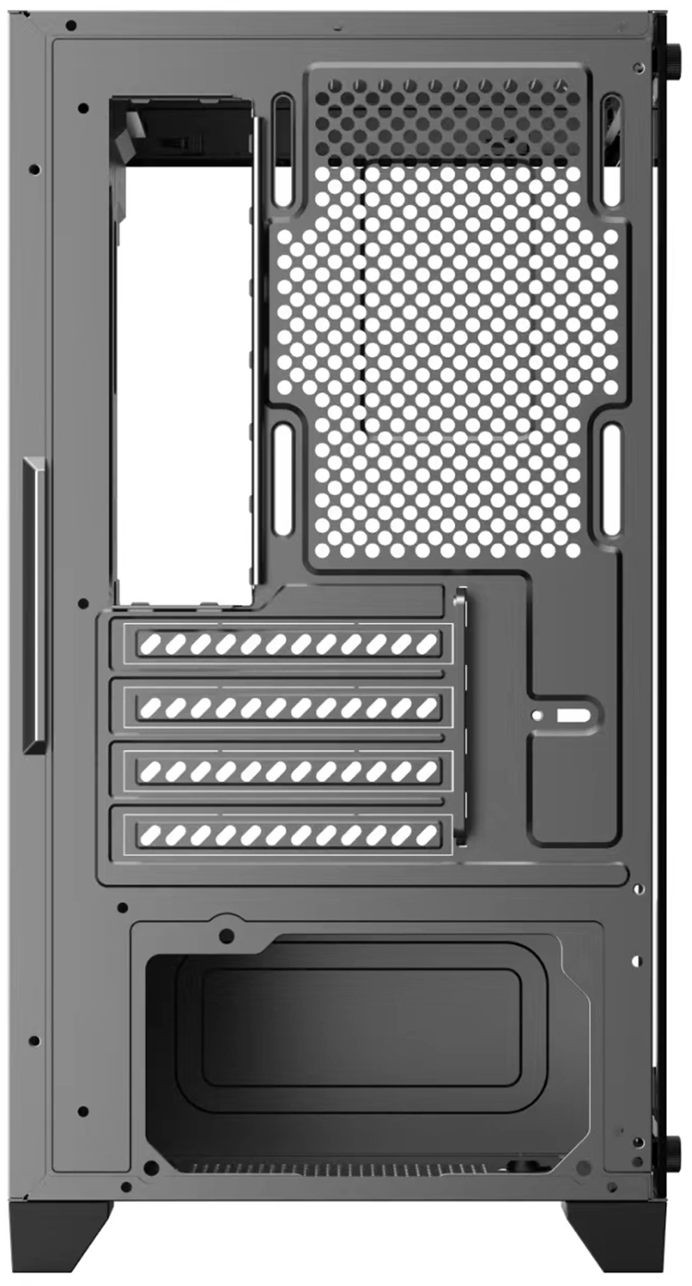 Корпус Bloody BD-CC103F черный без БП mATX 7x120mm 1xUSB2.0 1xUSB3.0 audio bott PSU