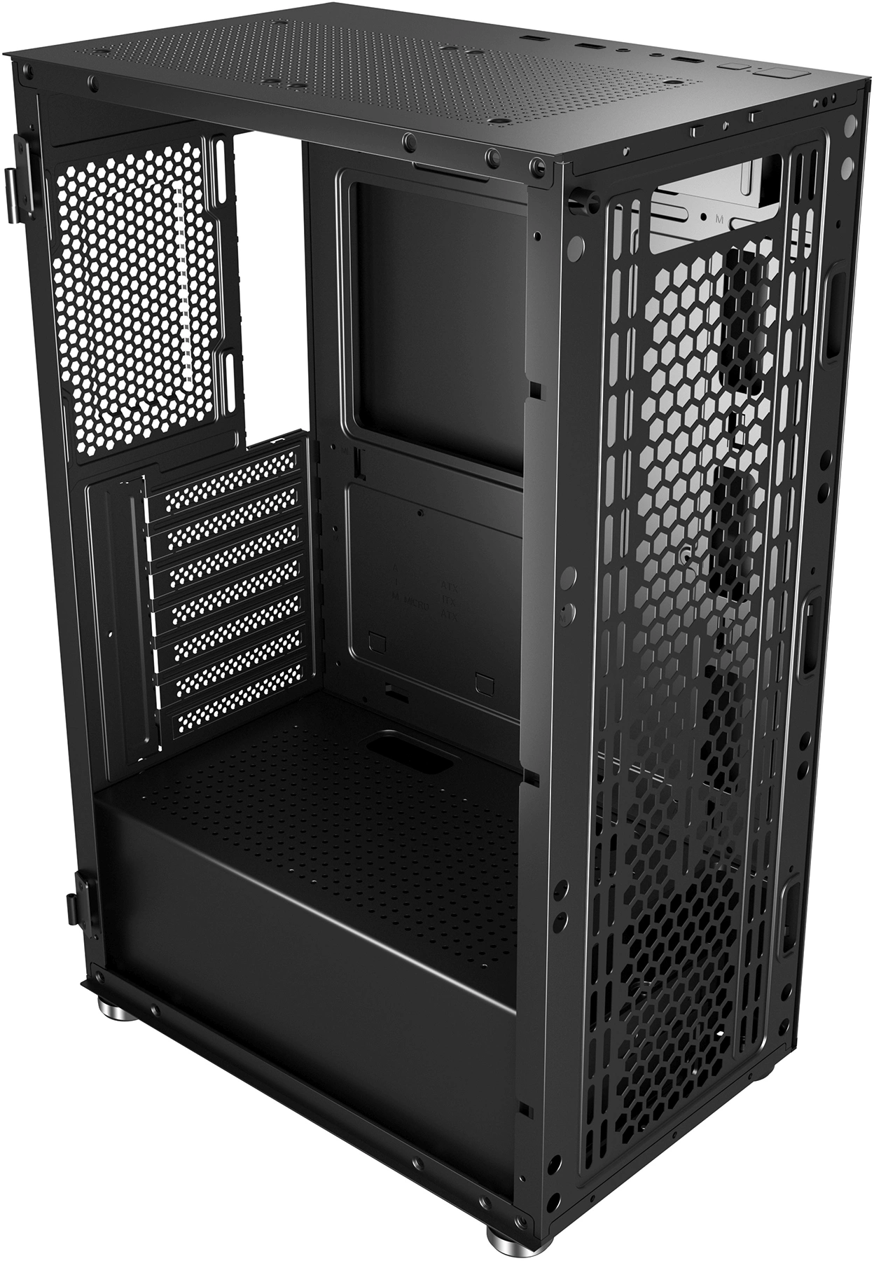 Корпус Bloody BD-CC106 черный без БП ATX 8x120mm 1xUSB2.0 1xUSB3.0 audio bott PSU