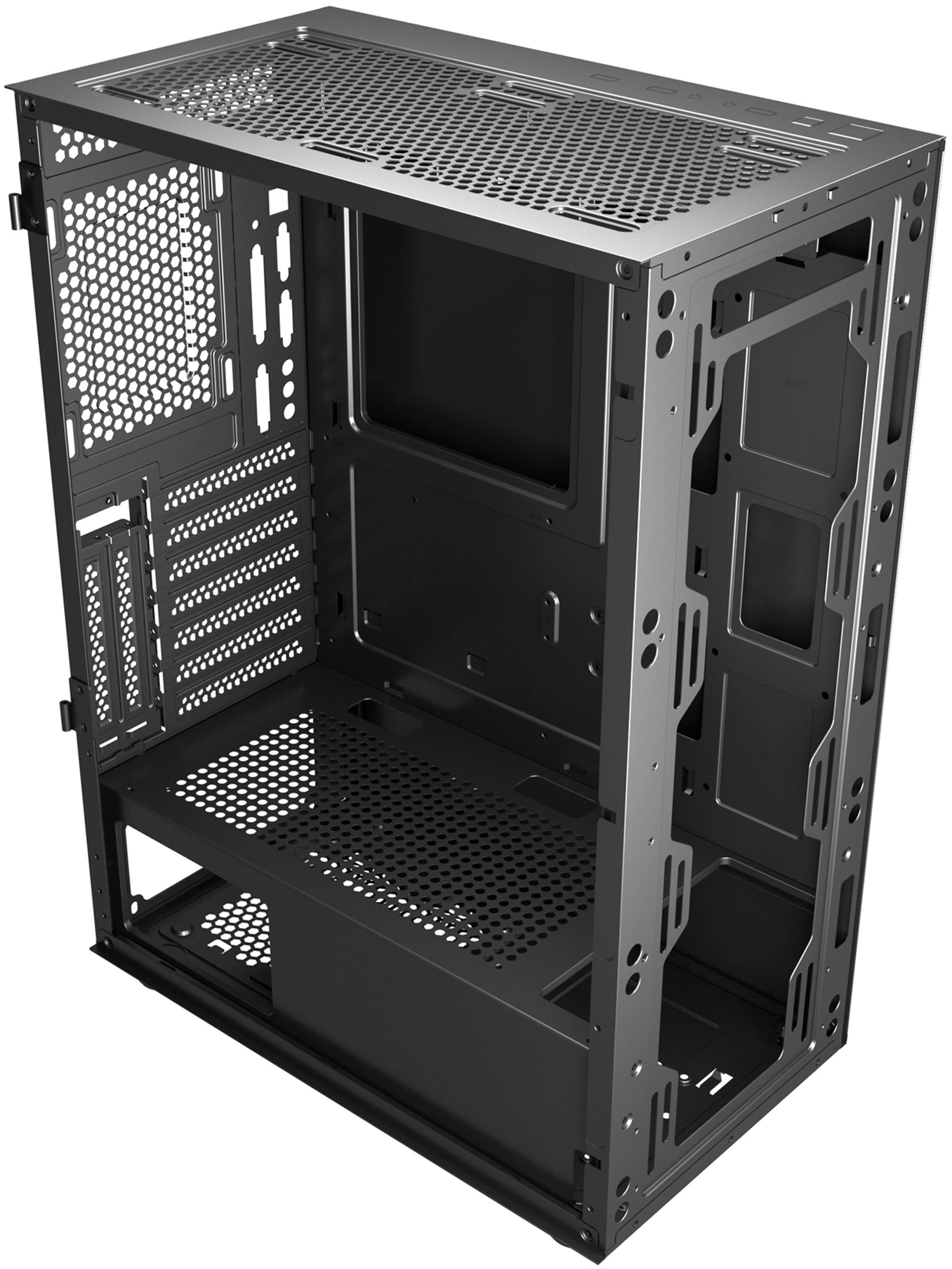 Корпус Bloody BD-CC120F черный без БП ATX 8x120mm 1xUSB2.0 1xUSB3.0 audio bott PSU