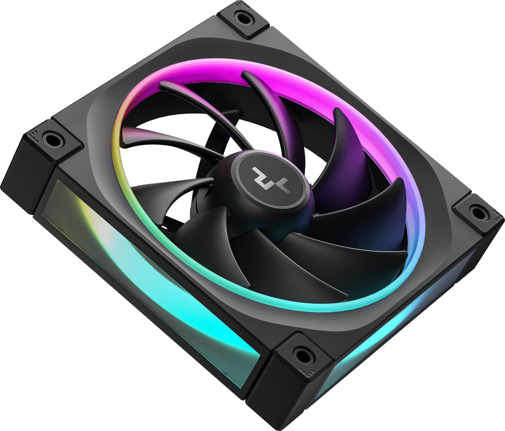 Вентилятор для корпуса Deepcool FL12 ARGB 120х120x25 черный 4-pin 32дБ (R-FL12-BKAPN1-G) Ret