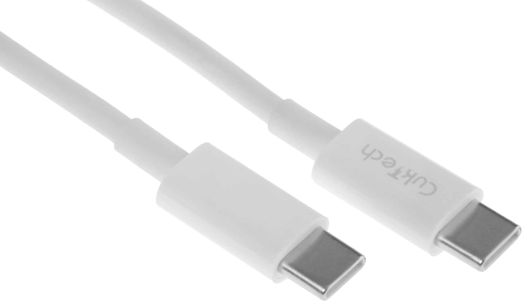 Кабель Cuktech KLC-5499 USB Type-C (m)-USB Type-C (m) 1м белый коробка