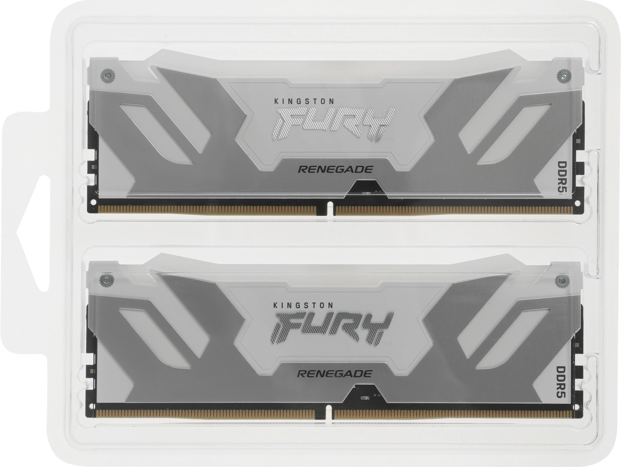 Память DDR5 2x32GB 6400MHz Kingston KF564C32RWAK2-64 Fury Renegade XMP RGB RTL Gaming PC5-51200 CL32 DIMM 288-pin 1.4В kit single rank с радиатором Ret