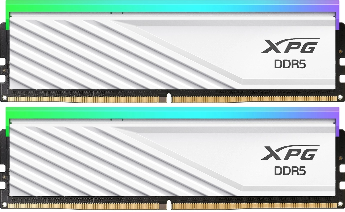 Память DDR5 2x16GB 6000MHz A-Data AX5U6000C3416G-DTLABRWH XPG Lancer Blade RGB RTL Gaming PC5-48000 CL34 DIMM ECC 288-pin 1.35В kit dual rank с радиатором Ret