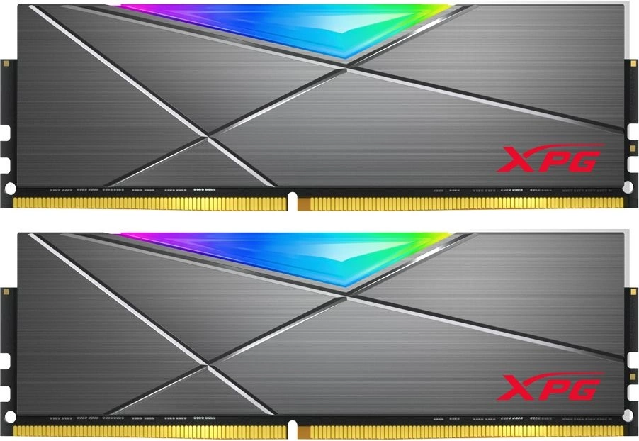 Память DDR4 2x16GB 3200MHz A-Data AX4U320016G16A-DT50 XPG Spectrix D50 RGB RTL Gaming PC4-25600 CL16 DIMM 288-pin 1.35В dual rank с радиатором Ret