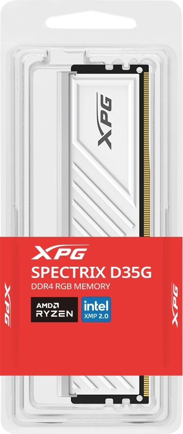 Память DDR4 16GB 3200MHz A-Data AX4U320016G16A-SWHD35G XPG Spectrix D35G RGB RTL Gaming PC4-25600 CL16 DIMM 288-pin 1.35В dual rank с радиатором Ret