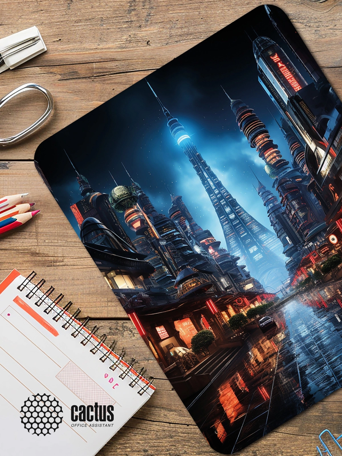 Коврик для мыши Cactus City 300x250x3мм (CS-MPC-D05M)