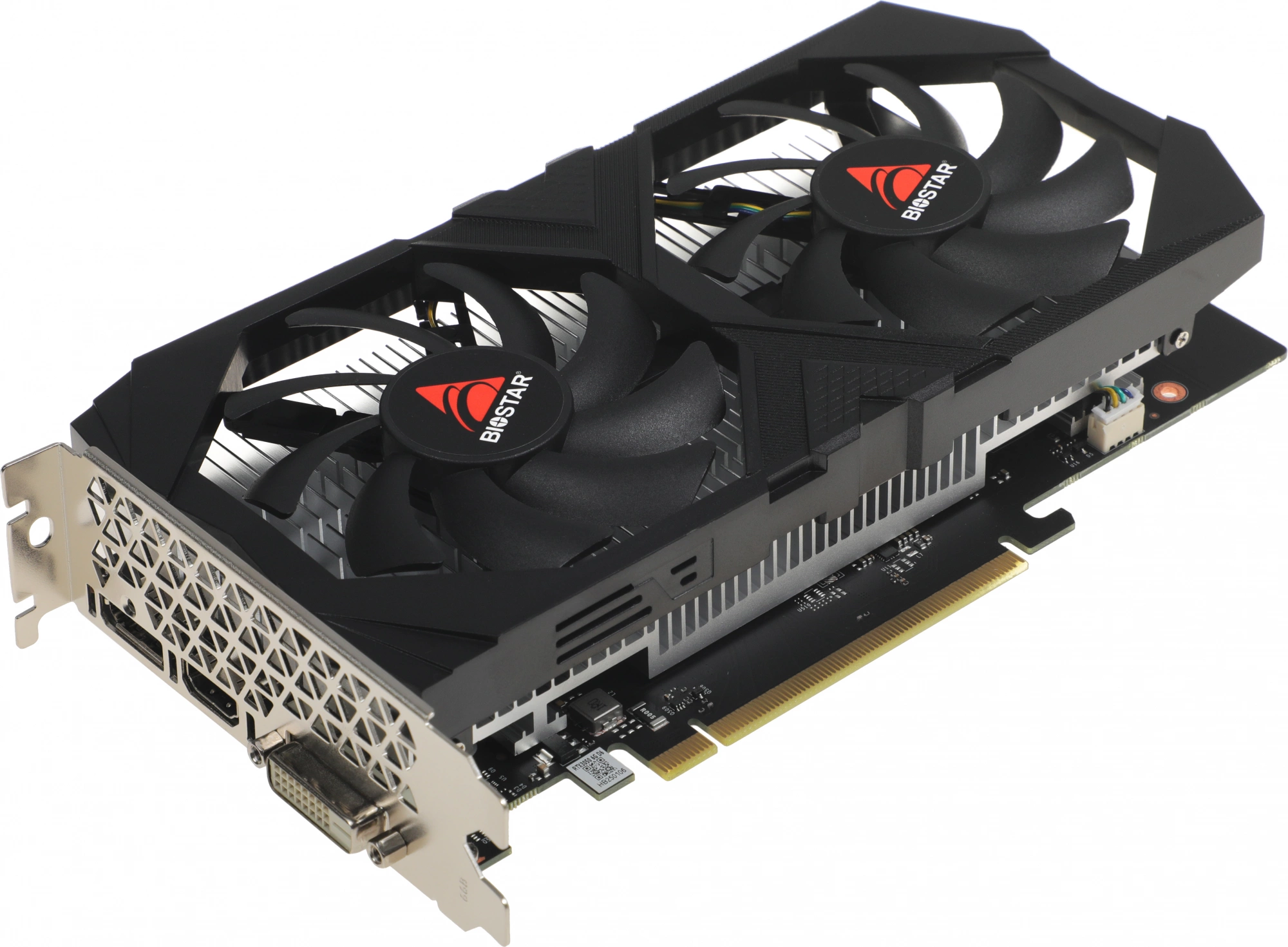 Видеокарта Biostar PCI-E 4.0 VN3516RF68 NVIDIA GeForce RTX 3050 6Gb 96bit GDDR6 1042/14000 DVIx1 HDMIx1 DPx1 HDCP Ret