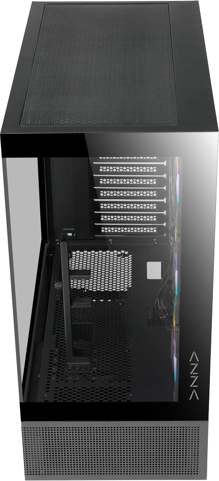 Корпус Azza TIARA черный без БП ATX 6x120mm 2x140mm 2xUSB3.0 audio bott PSU
