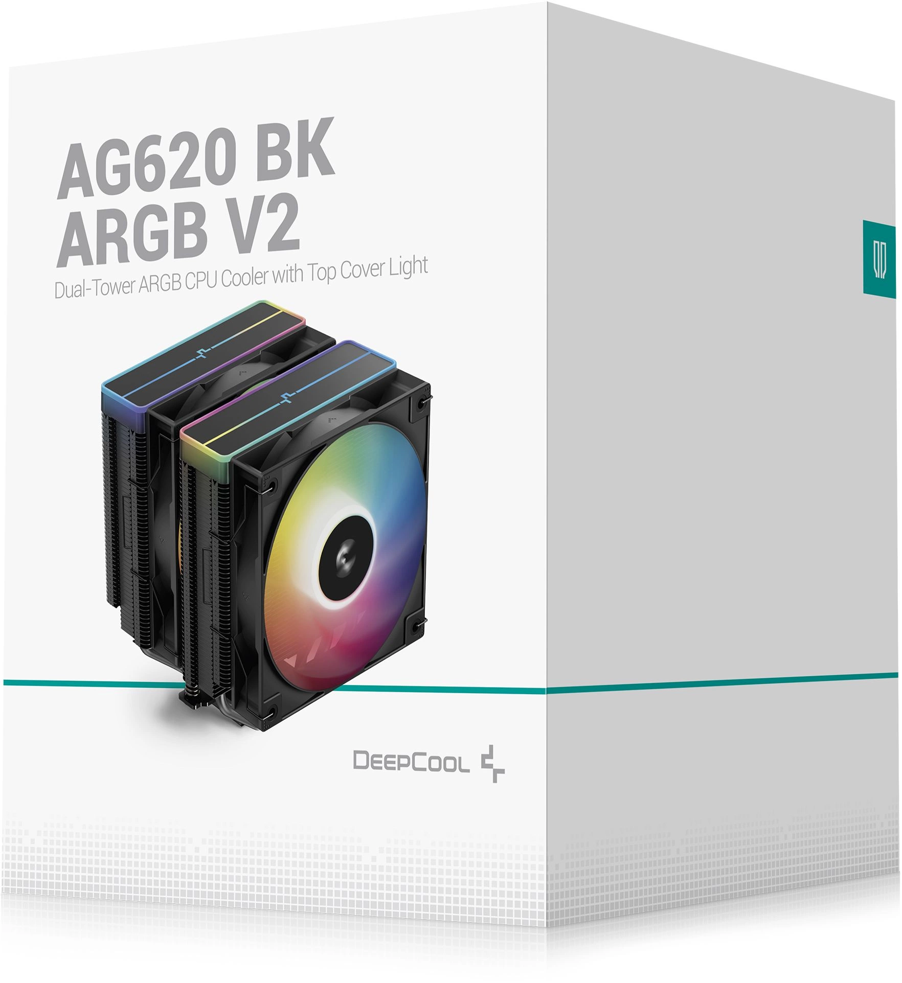 Устройство охлаждения(кулер) Deepcool AG620 Bk V2 ARGB Soc-AM5/AM4/1200/1700/1851 черный 4-pin 15-29.4dB Al+Cu 260W 1330gr Ret (R-AG620-BKAMMN-GJD)