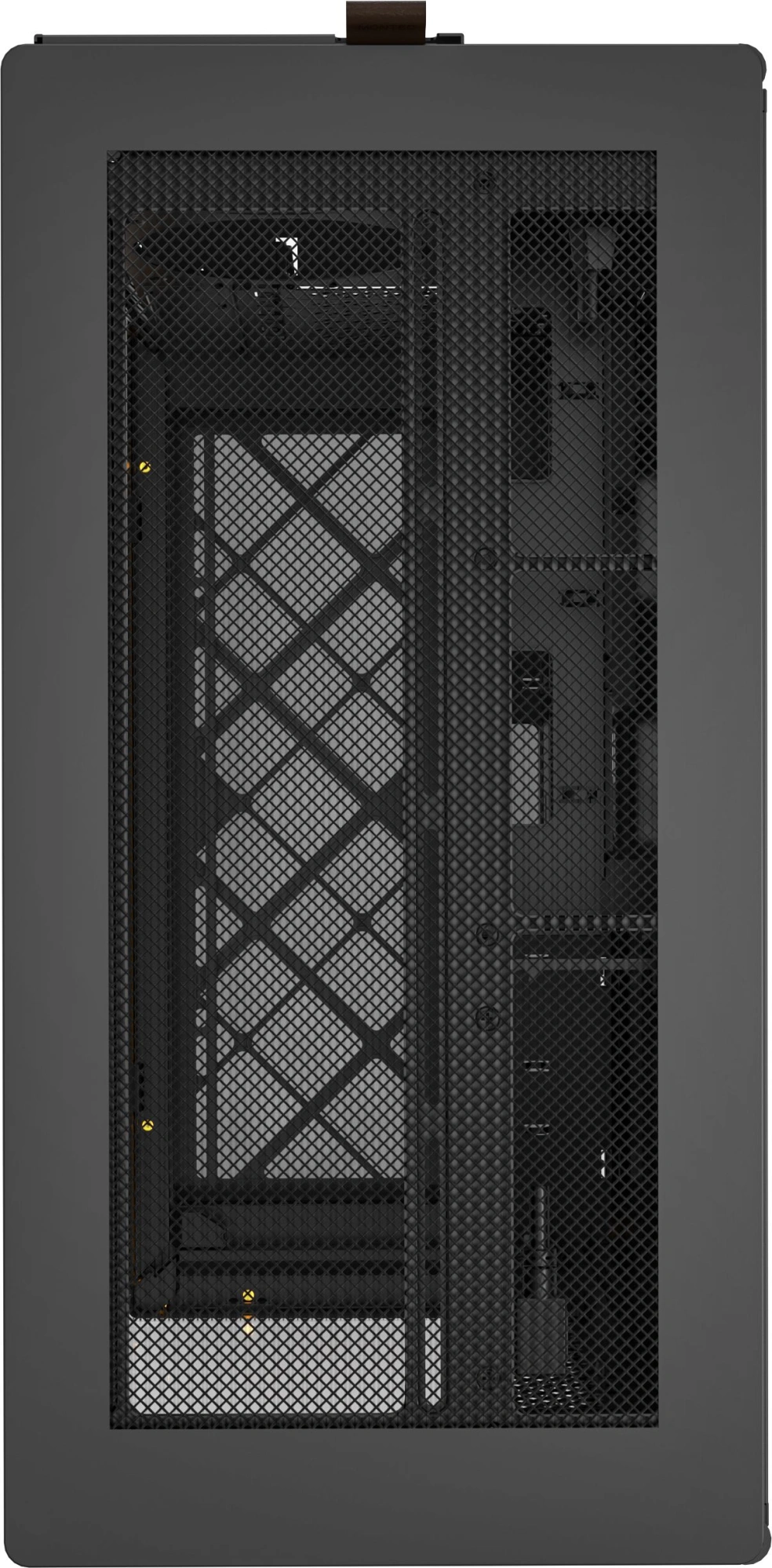 Корпус Montech HS02 черный без БП ATX 8x120mm 2xUSB3.0 audio