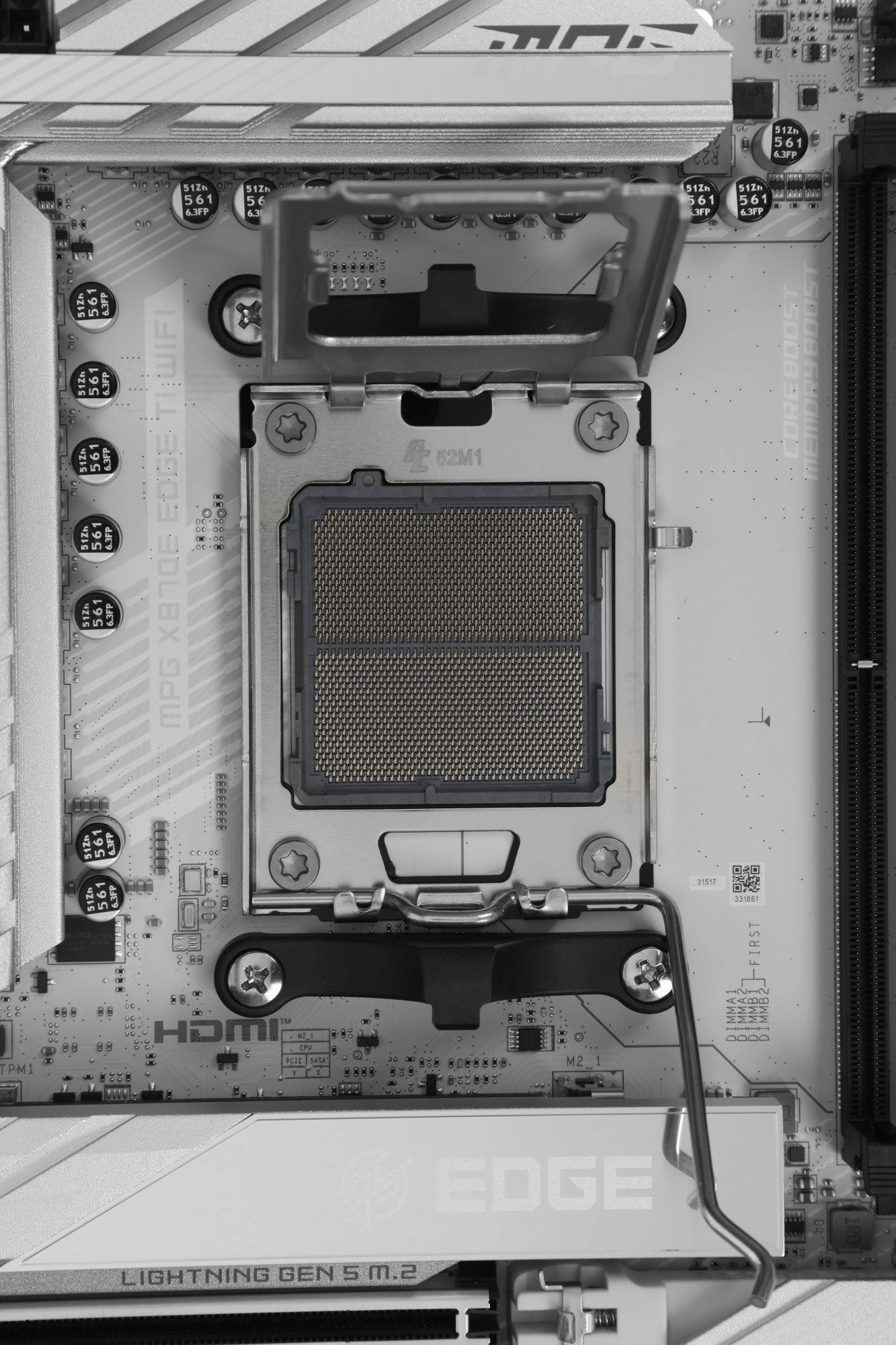 Материнская плата MSI MPG X870E EDGE TI WIFI Socket AM5 AMD X870E 4xDDR5 ATX AC`97 8ch(7.1) 5Gigabit RAID+HDMI