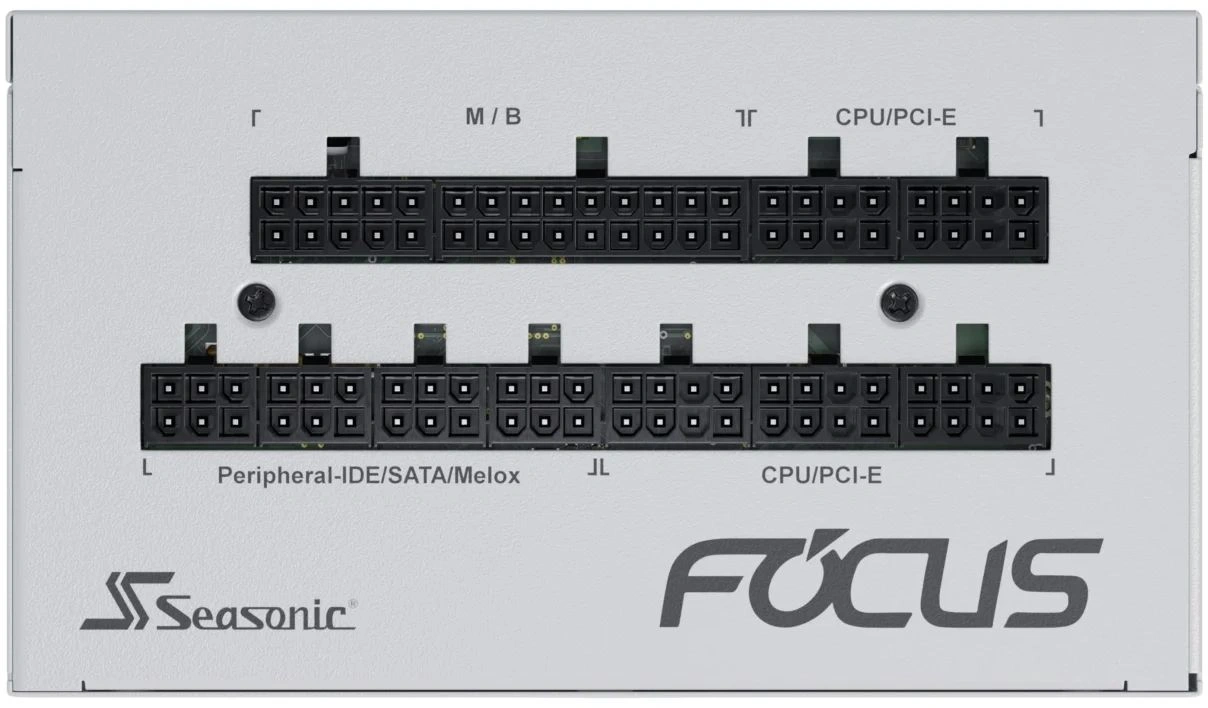 Блок питания Seasonic ATX 850W Focus GX-850 Gen.5 WHITE 80+ gold (20+4pin) APFC 135mm fan 8xSATA Cab Manag RTL